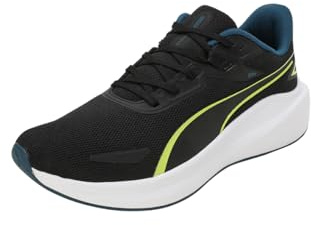 PUMA Skyrocket Lite, Zapatillas Unisex adulto, Puma Black Ocean Tropic Lime Pow, 43 EU