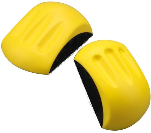 2 piezas 5 pulgadas Tacos de lijado para la artesanía de madera y restauración de muebles para el bloque de lijado a mano