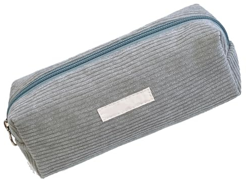 Estuche para Lápices De Pana, Estuche para Lápices De Color Sólido, Bolso De Maquillaje, Organizador De Bolsa, Bolsa De Almacenamiento con Cremallera, Organizador De Lápices para Oficinas Escolares