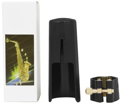 PU-Leder-Ligatur-Clip-Verschluss für Altsaxophon mit Saxophon-Mundstück für Altsaxophon-Zubehör