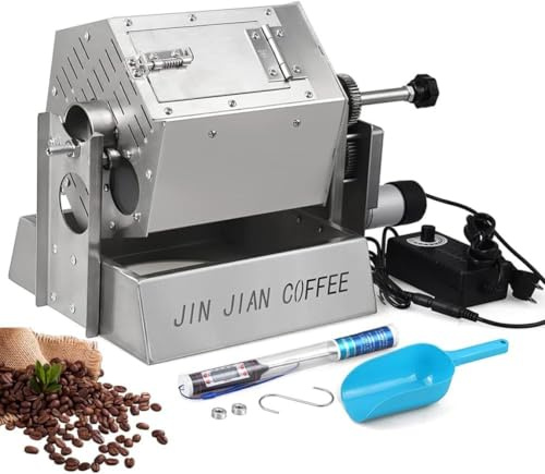 Máquina Tostadora De Café, Tostadora De Café Profesional, Máquina Tipo Tambor Eléctrica Y A Gas Con Termómetro, Control De Temperatura Para Hogar, Cafetería Y Uso Comercial