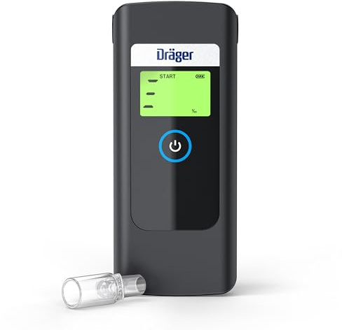 Dräger Alcotest 1000 etilometro Digitale Portatile, misurazione accurata e Veloce, Ideale per Uso Personale e Professionale, Batteria per 500 Test