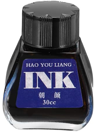 PATIKIL PATIKIL Tinta Para Pluma Estilográfica Azul Oscuro 30ml Tinta|Caligrafía En Botella Color No Carbónico Flujo Suave Juego De Dibujo Suministros De Arte Para Escritura Pintura Y