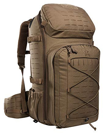 Tasmanian Tiger TT Modular Trooper Pack 55 Liter, Wander-Rucksack, Molle-kompatibler Militär-Rucksack Herren für Outdoor, Einsatz, Bushcraft, Trekking (Coyote Brown)