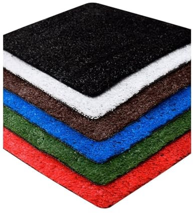 Jardin202 - Césped Artificial ColorPlus 10mm - Rollos | Alta Densidad | Césped para Eventos y Decoración | 2 x 1 Metros : 2 m2 (Blanco)