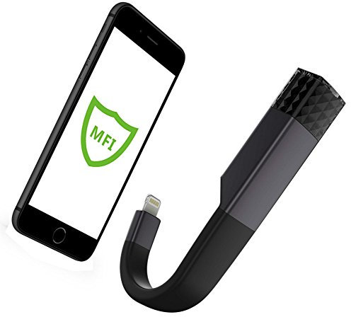 Devia Explorer rotazione flash USB per la scheda di memoria, memoria esterna da 64 GB, con connettore Lightning certificato di Apple MFI, iPhone/iPad/iPod/Computer