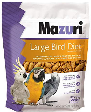 Mazuri | Nutritionally Complete Food for Large Birds | 3 Pound (3 lb.) Bag