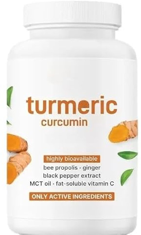Gurkmeja Curcumin - För välbefinnande och immunstöd - Icke-GMO, glutenfri