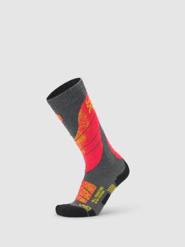 UYN Chaussettes de ski All Mountain – Polyvalentes et chaudes, avec protections aux chevilles et tendons d’Achille, idéales pour les aventures enneigées