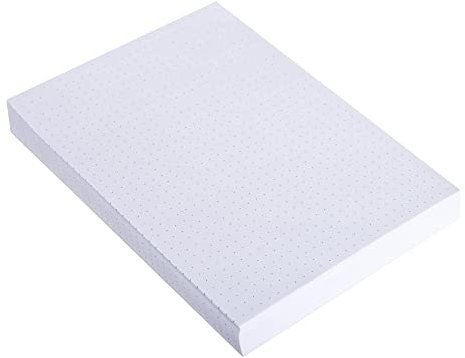 Exacompta 10709E 100er Pack Karteikarten gepunkted DIN A6 ideal für die Schule, zum Lernen von Vokabeln Flashcards Memo Lernkarten Lernkartei 148 x 105 mm weiß