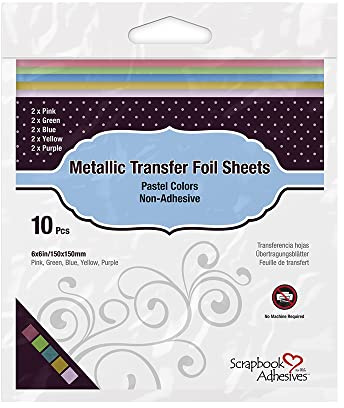 Metallic Transfer Foil Sheets - Pastel