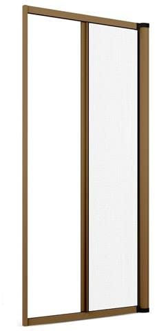 Zanzariera a Rullo Laterale Riducibile per Portefinestre in kit fai da te Vari Colori (140 x 250, Bronzo)