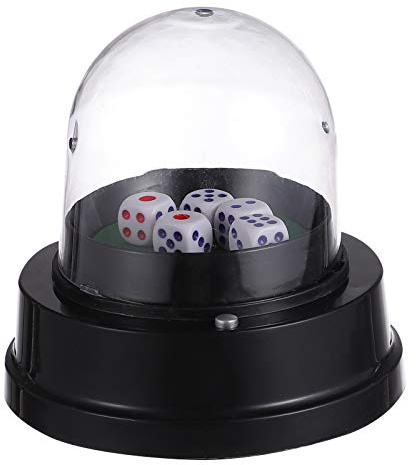 STOBOK Lot de 2 gobelets à dés électriques automatiques - Pour bar, fête - Accessoires de jeu de société