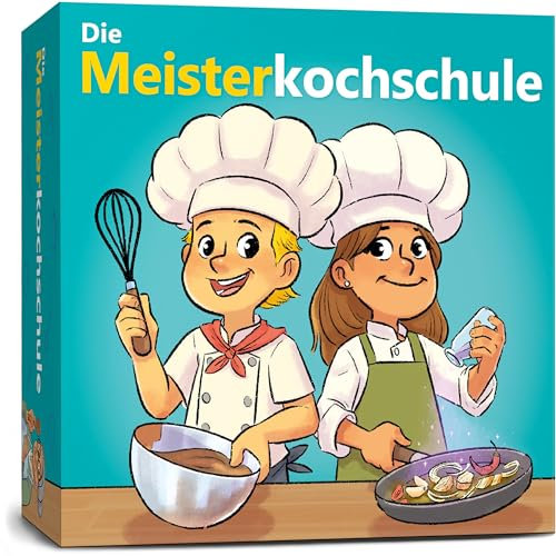 GLÜCKSWOLKE Spiele - Die Meisterkochschule I Lernspiele für Kinder ab 3, 4, 5, 6 Jahre I Montessori Spielzeug I Kochspiel & Spielküche zum Mitnehmen I Erlebnis - Kinderküche I Geschenk Junge & Mädchen