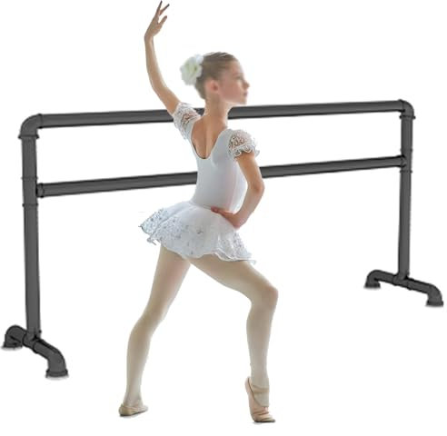 Ballettstange for zu Hause, freistehende Ballettstange, tragbare Tanzstange, mit rutschfesten Gummipolstern, verbesserte Stabilität, Tanz-/Yoga-/Fitness-Streckstange, ideal for Kinder und Erwachsene (