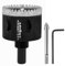 ASNOMY 45mm Broca de Diamante con Broca Piloto Central,Dentada Brocas Coronas de Diamante para porcelanico,Cristal Broca corona Sierra Perforadora para Taladrar Porcelana,Azulejos,Cerámica,Vidrio