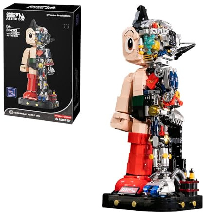 PANTASY Astro Boy - Juego de construcción para adultos y jóvenes, modelo de coleccionista de anime detallado con diseño semimecánico, figura decorativa ideal y pieza de exhibición para el hogar u