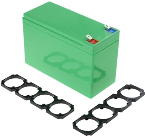 Säkert ABS-batterihölje med 32650/32700 hållare elegant plastbatterilåda