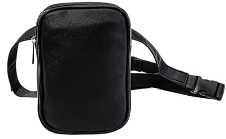 Borsa per cartuccia, da uomo: borsa impermeabile per gambe da moto all'aperto, borsa a vita regolabile, durevole per equitazione in bicicletta | tattico per, nero, Consulte la descripción