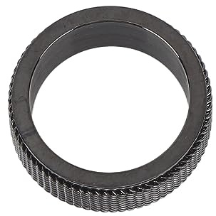 Spinnerring för Män, 8MM Noiseless Cool Fidget Spinning Chain Ring Ångestlindring Stål Cool Ångestring för Män Vuxna
