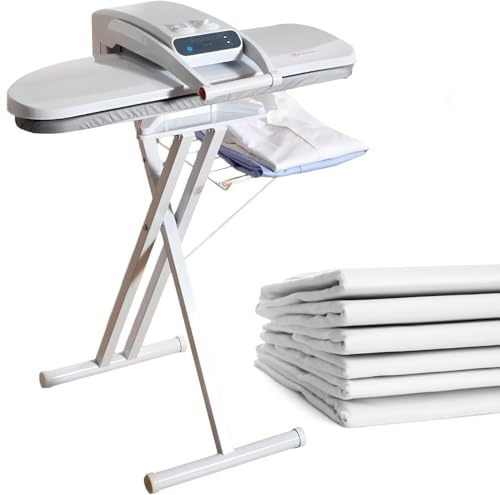 XINRISHENG Vaporizador Profesional, Prensa de Plancha de Vapor Grande con Pantalla táctil LED, con múltiples configuraciones de Tela y función de ráfaga de Vapor,65cm