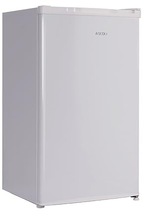 ASCOLI 85L Under Counter Fridge, Freestanding Larder, Direct Cooling, Reversible Door, Defrost, Adjustable Temperature Control, LED Light