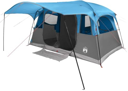 Tienda azul 366 x 244 x 198 cm poliéster acero