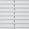 Klemmfix Alu Jalousie Weiß verspannt - Breite 50 bis 90 cm - Höhe 130cm - Tür Fenster Rollo Jalousette Aluminium Fensterjalousie Lamellen Metall (50 x 130 cm)