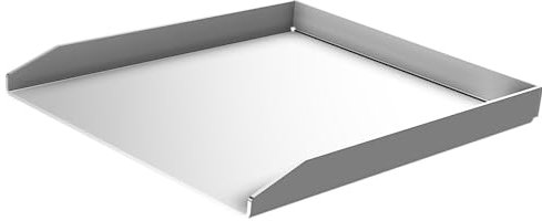 99Pandas - Plancha universal de acero inoxidable – Fabricado en Alemania | 30 x 20 | Gran plancha apta para barbacoa de gas y barbacoa de carbón vegetal