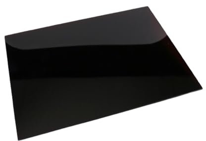 Deenz 60X52Cm Black Universal Hob Cover Plate Tempered Glass Worktop Saver Dishwasher Safe 5Mm All Types of Cookers (Hob Cover)