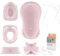 Hylat Baby Komplett-Set: Baby Badewanne mit Gestell, Badesitz und Abfluss, Kinder-Toilettensitz, Töpfchen, Kinderschemel - TÜV Rheinland zertifiziert - Lite-Kollektion
