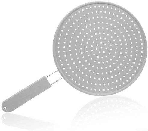 Copertura in silicone a prova di schizzi per stufa, protezione da schizzi di grasso, coperchio per piano cottura, olio, paraspruzzi in gel di silice