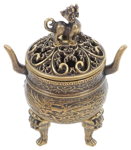 VICASKY 3-legged Incense Burner Aromatherapy Ornament Set Small and Lightweight Home Office Decor