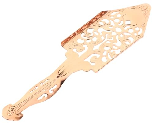 Ipetboom Stainless Steel Absinthe Spoon Dripper Hollowed Out Sugar Bar Tool for Household Wormwood Serving and Cocktail Mixing