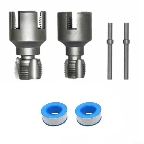 Fresa compatta per filettature per tubi da 1/2'' e 3/4'' progettata per filettatura interna ed esterna con trapano elettrico