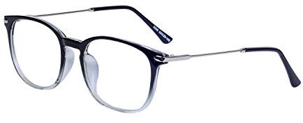 JoXiGo Computerbrille Anti-Blaulicht Damen Herren Ohne Stärke Anti-Müdigkeit UV-Schutz TR90 Rahmen mit Brillenetuis