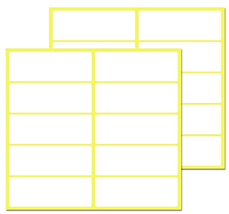 Pack de 300, 70 x 25 mm - Etiquetas Adhesivas Blancas Pegatinas