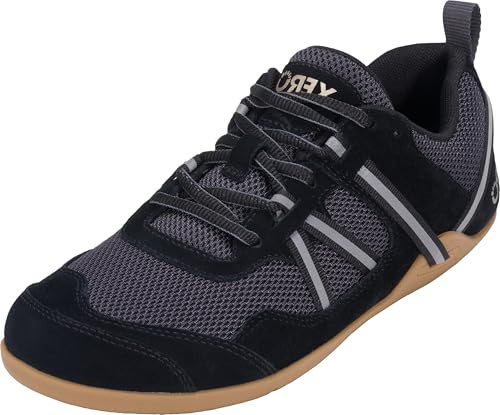 Xero Shoes Baskets Prio Barefoot Athletic pour femme, Noir/gris asphalte, 38.5 EU