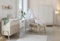 Schardt - Kinderzimmer Happy beige/Natur - 3 Teiliges Baby Komplett-Set - Kombi-Kinderbett 70x140cm - Wickelkommode mit abnehmbaren Wickelaufsatz - Kleiderschrank mit 3 Türen und Schublade