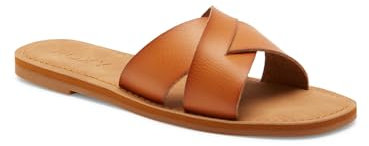 Roxy Andreya - Slide Sandals for Women - Pantoletten - Frauen - 38 - Beige.