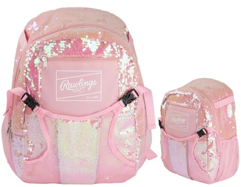 Rawlings | Remix T-Ball & Youth Equipment Bag Series | Baseball/Softball | Backpack & Duffel Options | Multiple Colors, 15 x 12 x 6 | Backpack