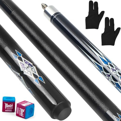 Kmise Pool Stick Billardqueue, Schwarz, 20oz