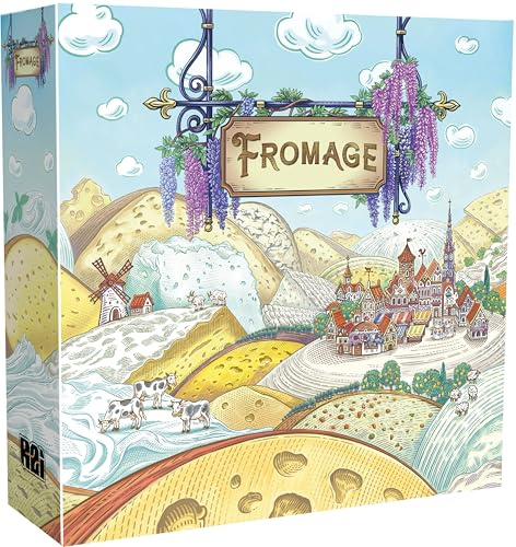 Asmodee - Formaggio - Road to Infamy - Gioco da tavolo strategico - Posizionamento di lavoratori - Maestro formaggio - Da 14 Anni - 1 a 4 Giocatori - 40 min - Versione francese
