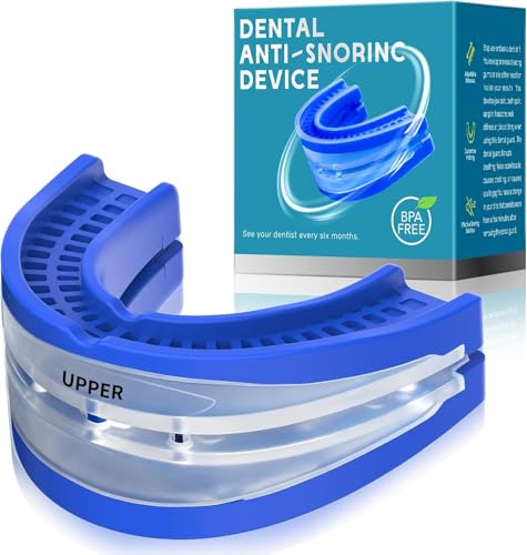 Anti Snoring Devices for Sleep,Adjustable Anti Snoring Mouth Guard – Sleeping Snore Stopper Sleep Apnea Mouthpiece Reusable Anti Snore Mouthpiece Device Fit for Snore Relief for Men and Women