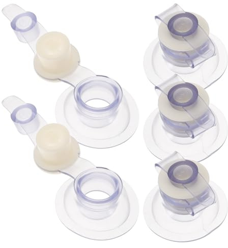 5pcs PVC Inflatable Mattress Air Valve Plug Replacement Set | Stable Structure, Multi-purpose Use, Portable Design for Rafting and Outdoor Pillow Applications