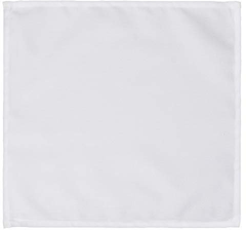 25 Stück Stoffservietten in Weiß 35x35cm Partyzubehör