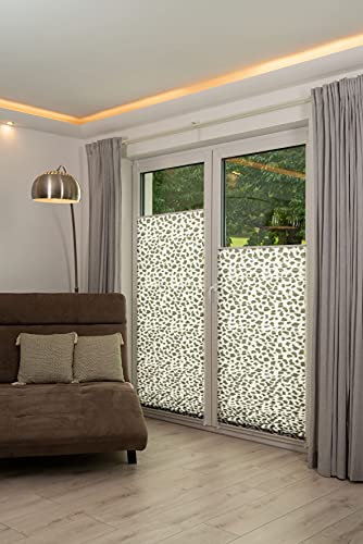 Khome K-Home-Estor Plisado, Poliéster, Gris Piedra Impreso, 30 x 130 cm