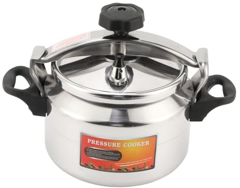 Fockety Pressure Cooker, 3L/4L/5L Capacity Stovetop Aluminum Pressure Canner, Explosion Proof Gas & Induction Compatible Rice Cooker Multifunctional Slow Cooker for Family or Commercial