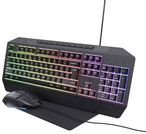 Trust GXT 791 Clavier souris inclus USB QWERTY italien Noir