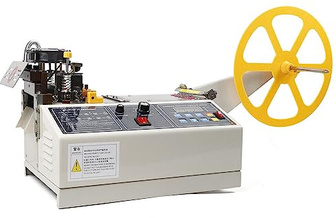 Machine de découpe automatique de courroie numérique 280 w | Coupeur Chaud Froid Couteaux Sangles Chauds 120 PCS/min Largeur 110mm | Chaud froid Machine de découpe de bande élastique adhésive